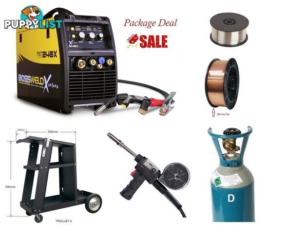 248X MST Multipurpose Welder Package Deal Bossweld