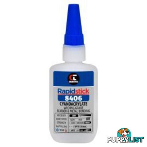 Rapidstick 8406 Cyanoacrylate Adhesive 50g