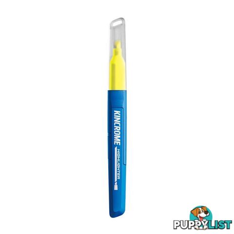 Highlighter Marker Chisel Tip Yellow Each Kincrome K11761