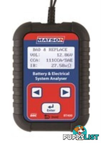 Digital Battery And System Tester Matson BT400