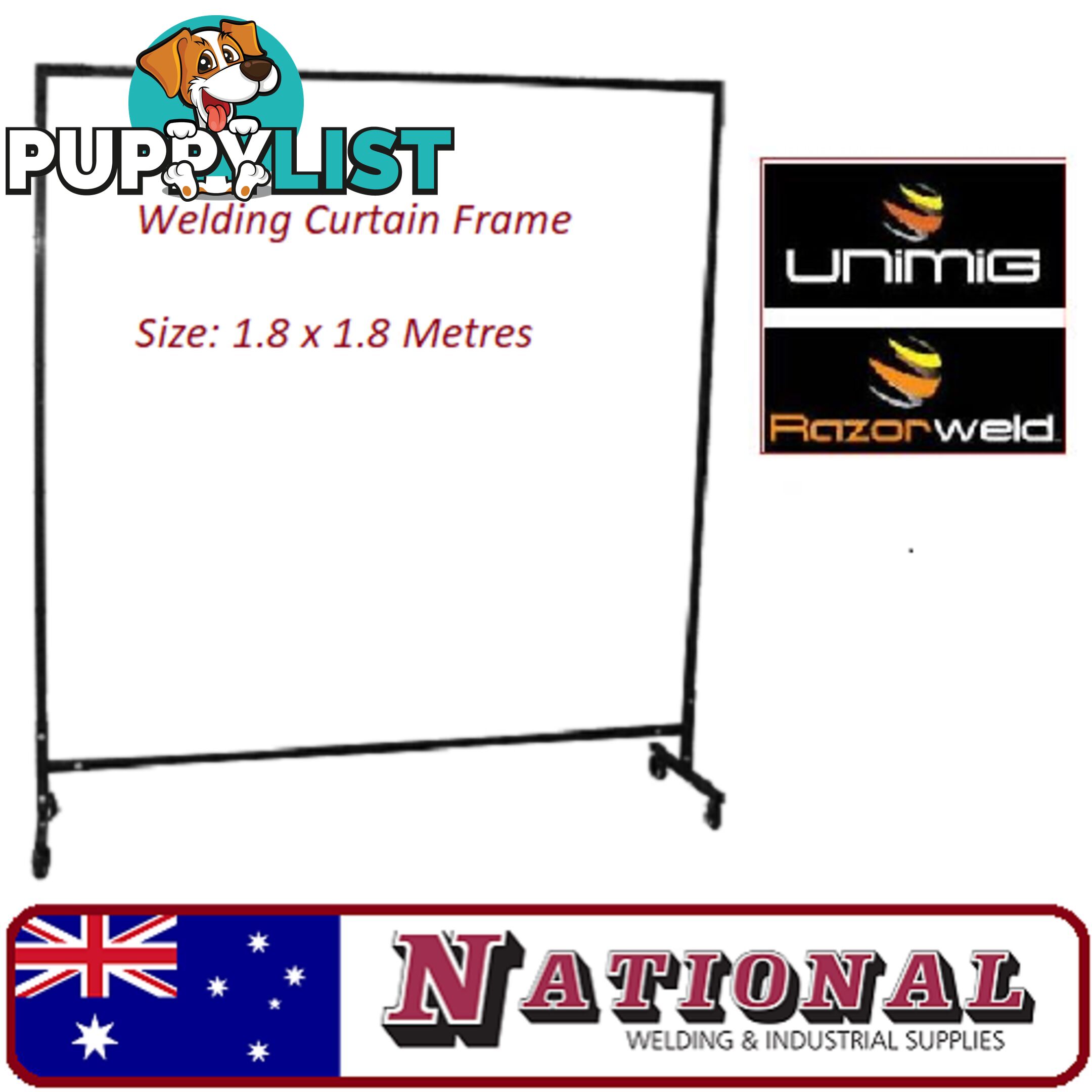 Welding Curtain Frame Only 1.8 x 1.8 Metres