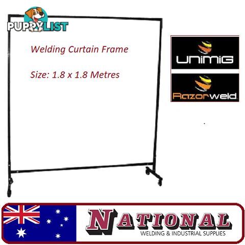 Welding Curtain Frame Only 1.8 x 1.8 Metres