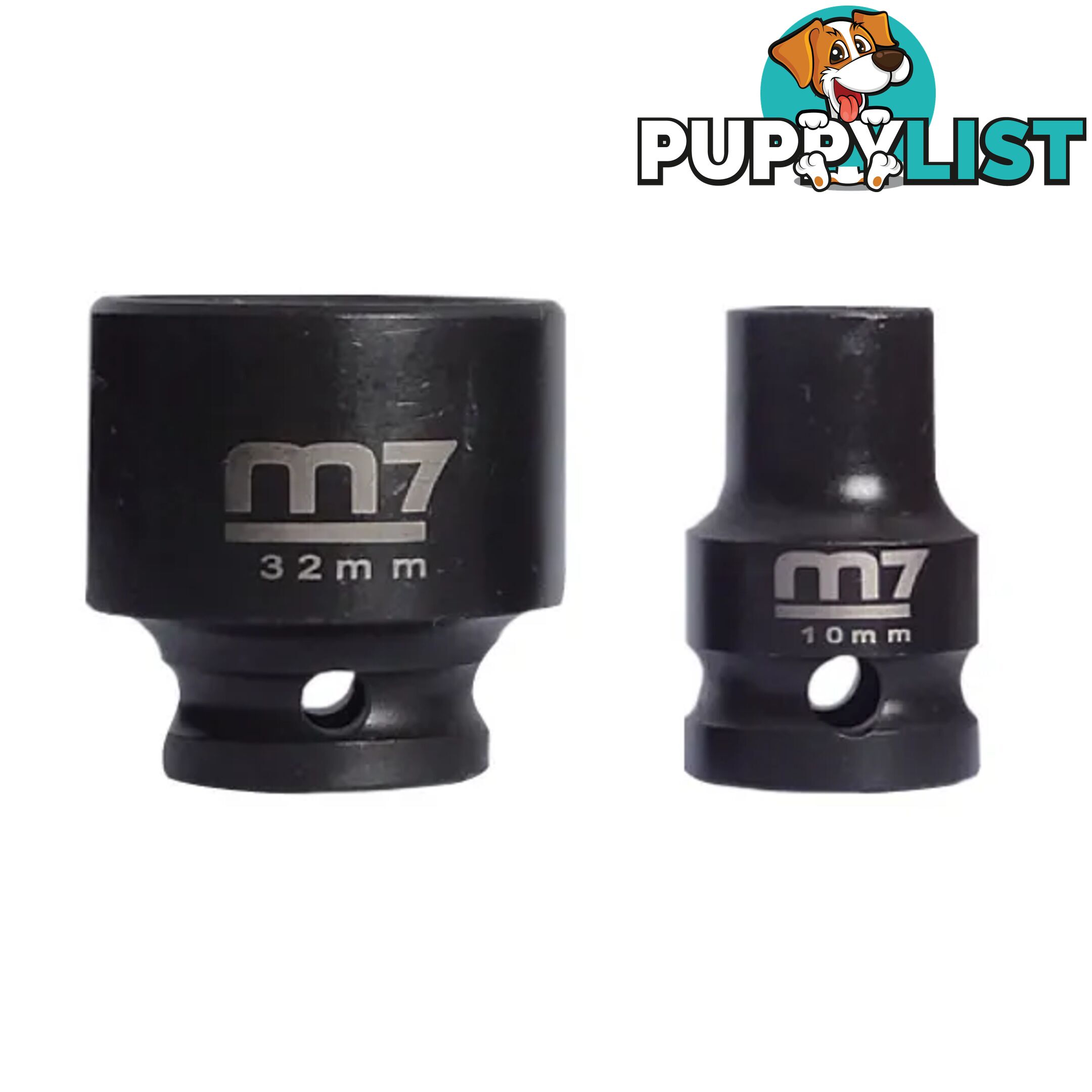 Impact Socket With Hang Tab 1/2" Drive 6 Point 8mm M7 M7-MA411M08