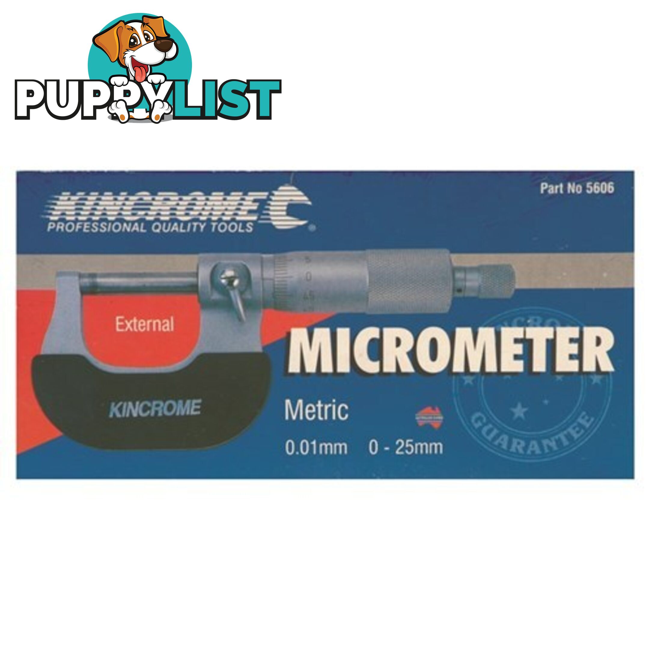 Micrometer External 0 - 25mm Kincrome 5606