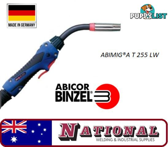 ABIMIGÂ®A T 255 LW MIG Welding Torch 4 Metres Binzel 004.D851.1