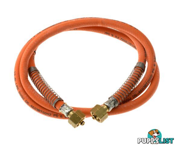 Gas Stop Hose Set Complete Length Inlet / Outlet 22x1.5mm LH FM