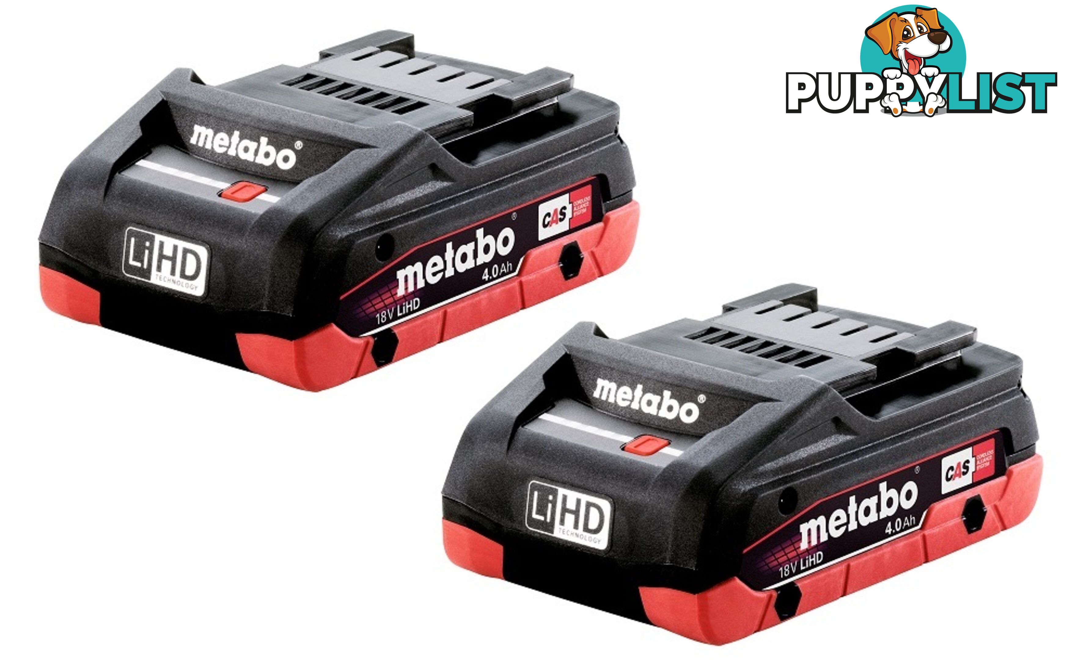 Twin Battery Pack 4.0Ah 18V LiHD Metabo AU32102400