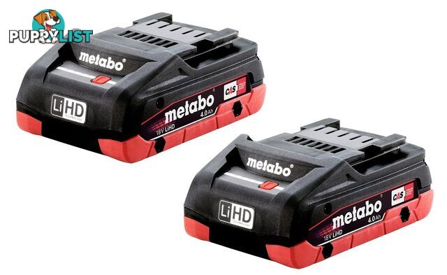 Twin Battery Pack 4.0Ah 18V LiHD Metabo AU32102400