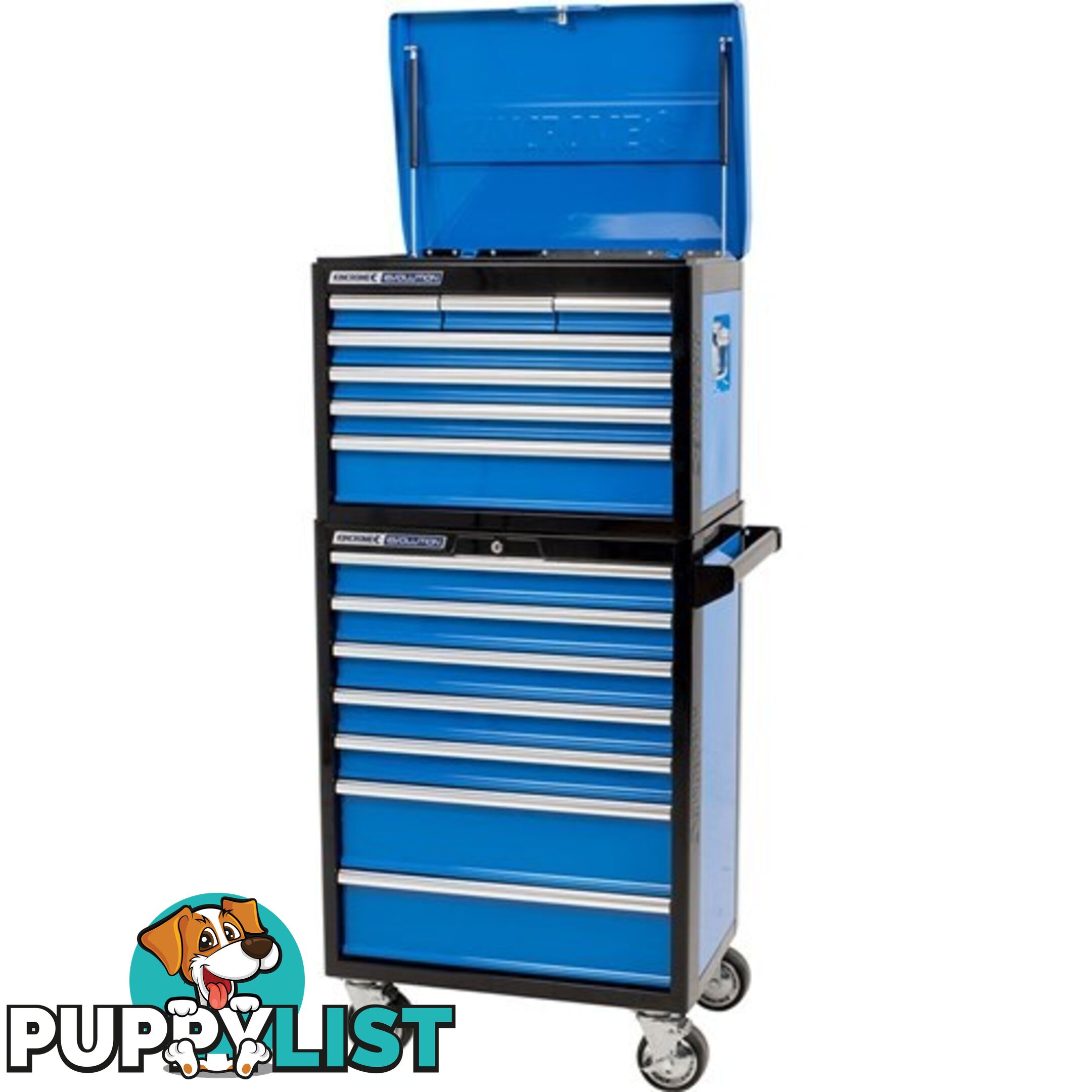 Evolution Deep Chest And Trolley Combo 14 Drawer Kincrome K7990