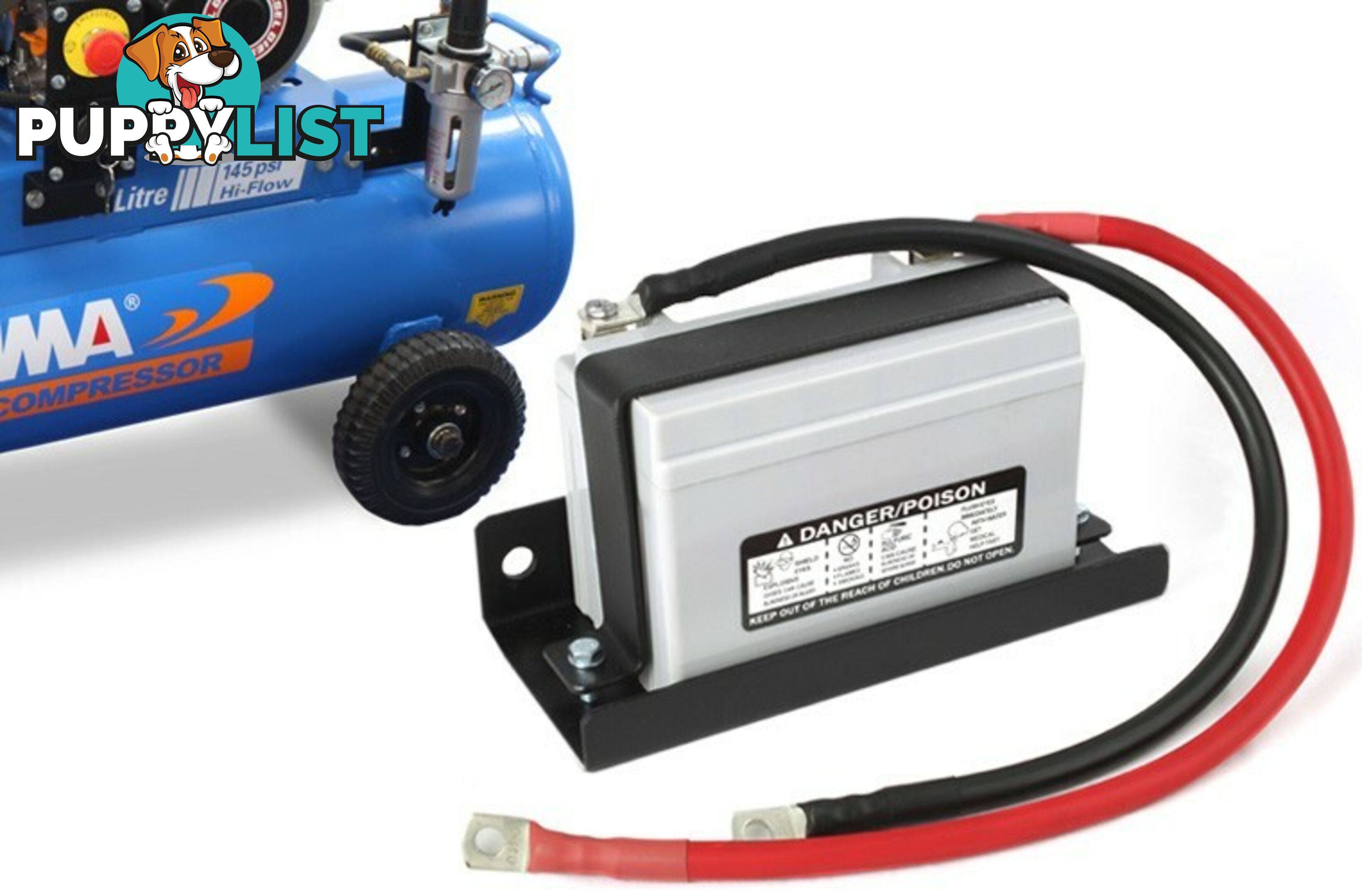 Battery Kit 12V 145 Amps Small Puma PU 12V BKSM