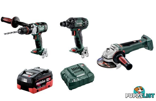 Metabo AU68300355 3 Piece Combo Kit 18V 5.5Ah Brushless MET18BL31HD5.5BK