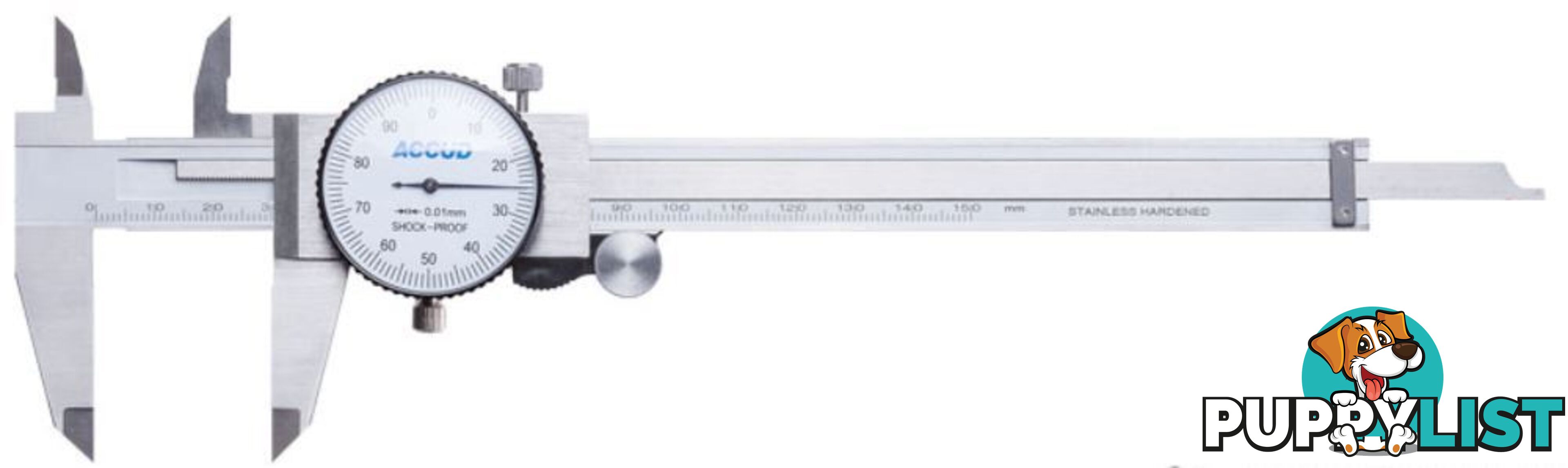 150mm Metric Dial Caliper Accud AC-101-006-11