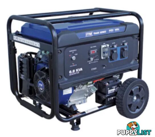 6.8kva Generator Petrol 5500 Watt Peak Electric Start ITM TM510-5500