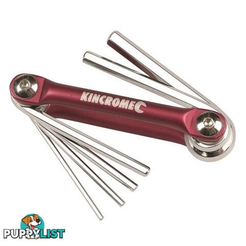 Folding Hex Key Set 6 Piece Imperial Kincrome K5045