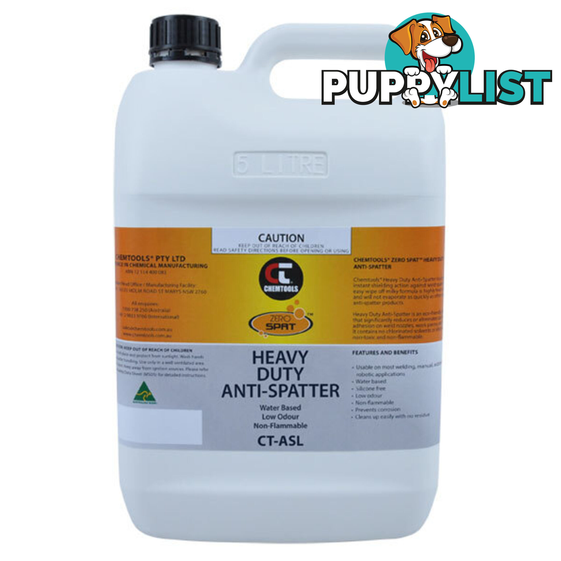 Anti Spatter Heavy Duty 5 Litre CT-ASL-5L