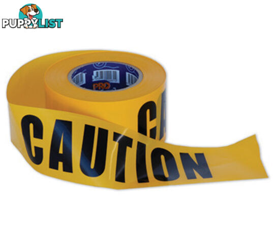 PRO Barricade Tape Yellow/Black - Caution CT10075