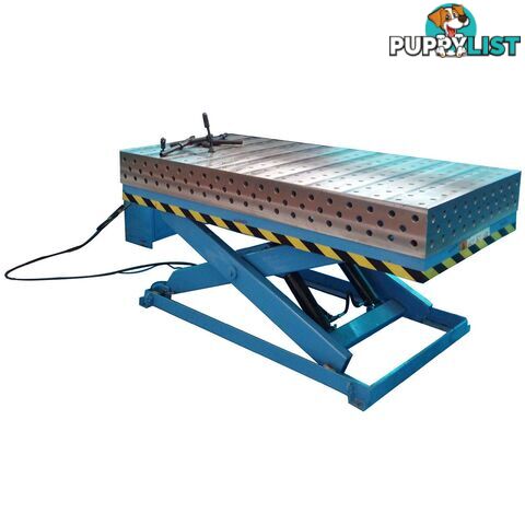 3D Welding Table With Hydraulic Scissor Lift 2000mm X 1000mm X 100mm 16YY2010