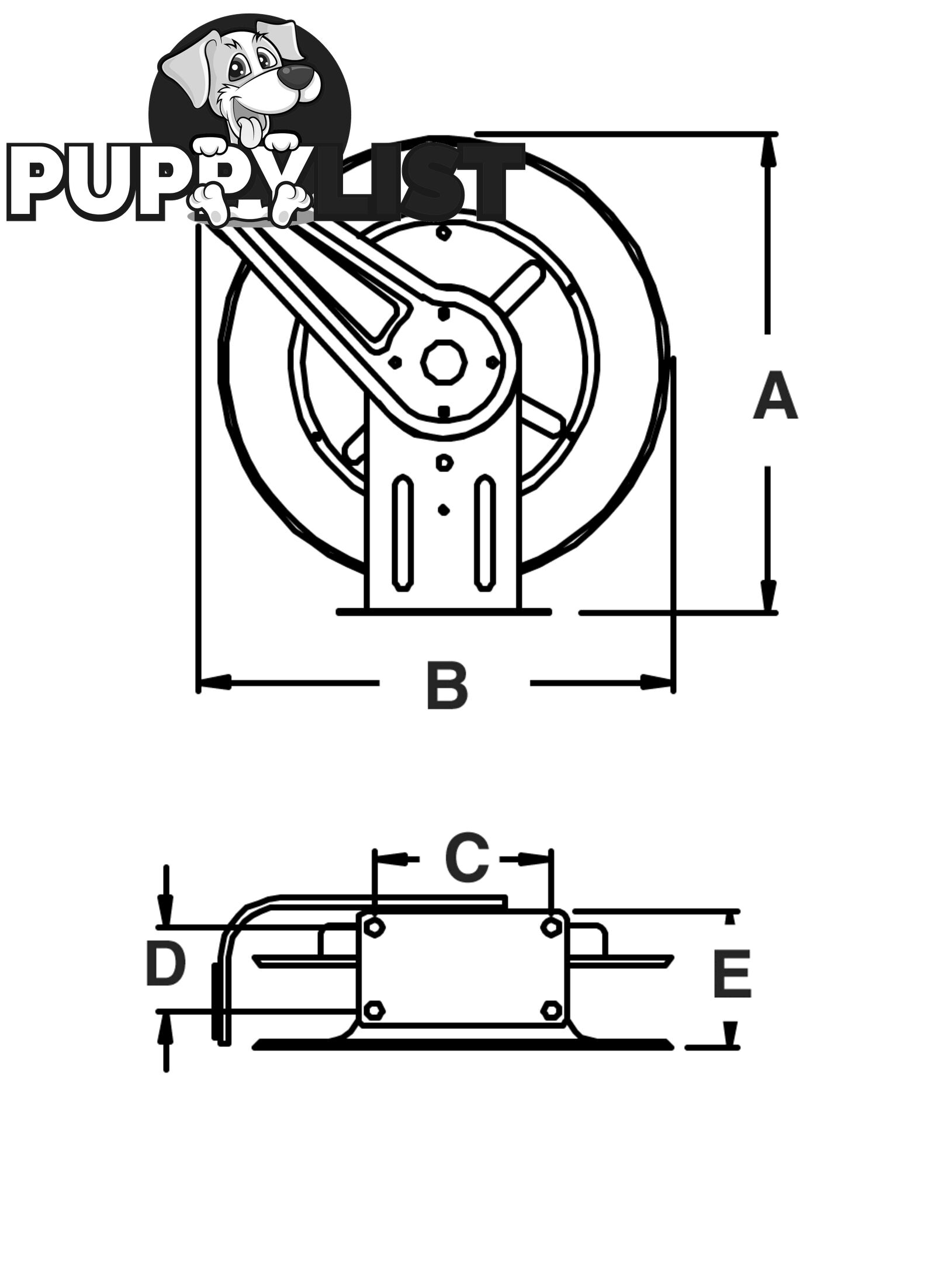 TW SERIES TWIN WELDING REEL TW84000 Wheel Only