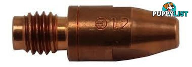 0.9mm Aluminium M8 10mm 30mm Binzel contact tip Pk:10 P141.0043