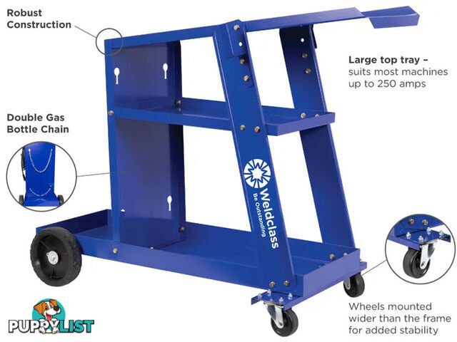 Welding Trolley - T100 Weldclass WC-06235