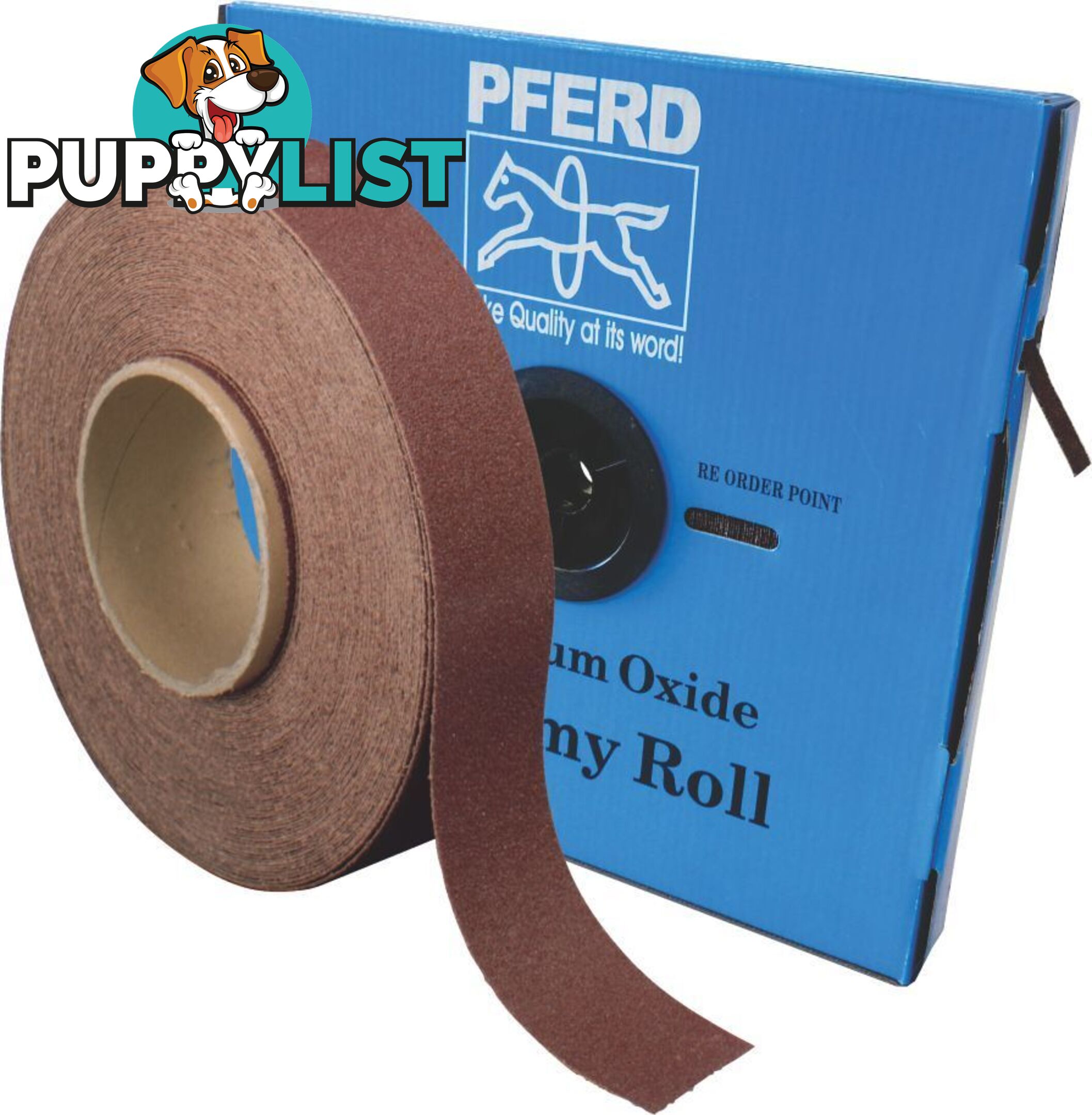 Abrasive Handy Roll 50mm x 50m 180g Pferd 47300055