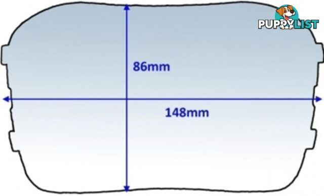 Clear Outer Lens 48 X 86mm for Speedglas 100 CLSG1-10 PKT:10