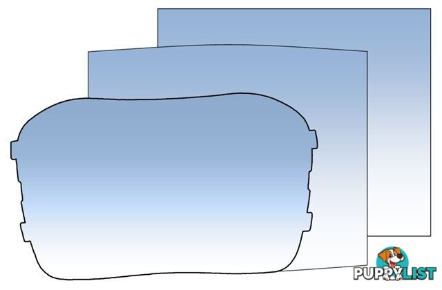 Clear Outer Lens 48 X 86mm for Speedglas 100 CLSG1-10 PKT:10