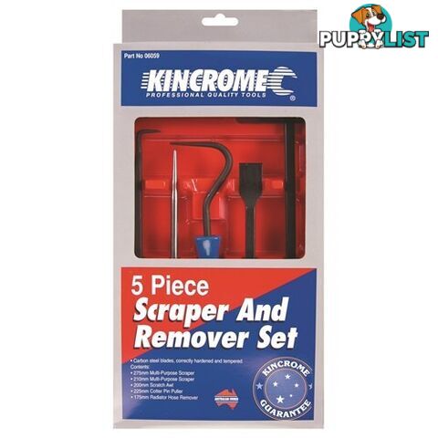 Scraper & Remover Set 5 Piece Kincrome 06059