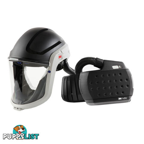 M-Series Face Shield & Safety Helmet M-307 with Heavy-Duty Adflo PAPR Respirator 3Mâ¢ 890307HD