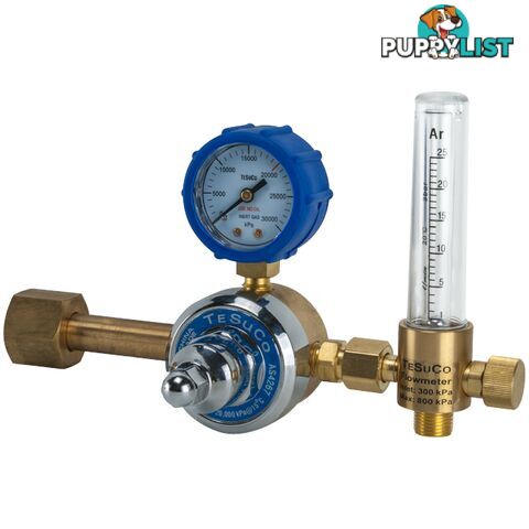 Regulator 1 Stage Side Entry CO2 with Flowmeter Type 30 Tesuco RC1SCDFM