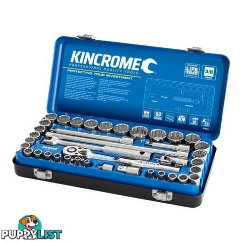 Socket Set 39 Piece 3/8" Drive - Metric & Imperial K28011 Kincrome