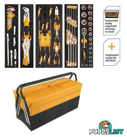 60PCS Tool Set Tolsen 85401