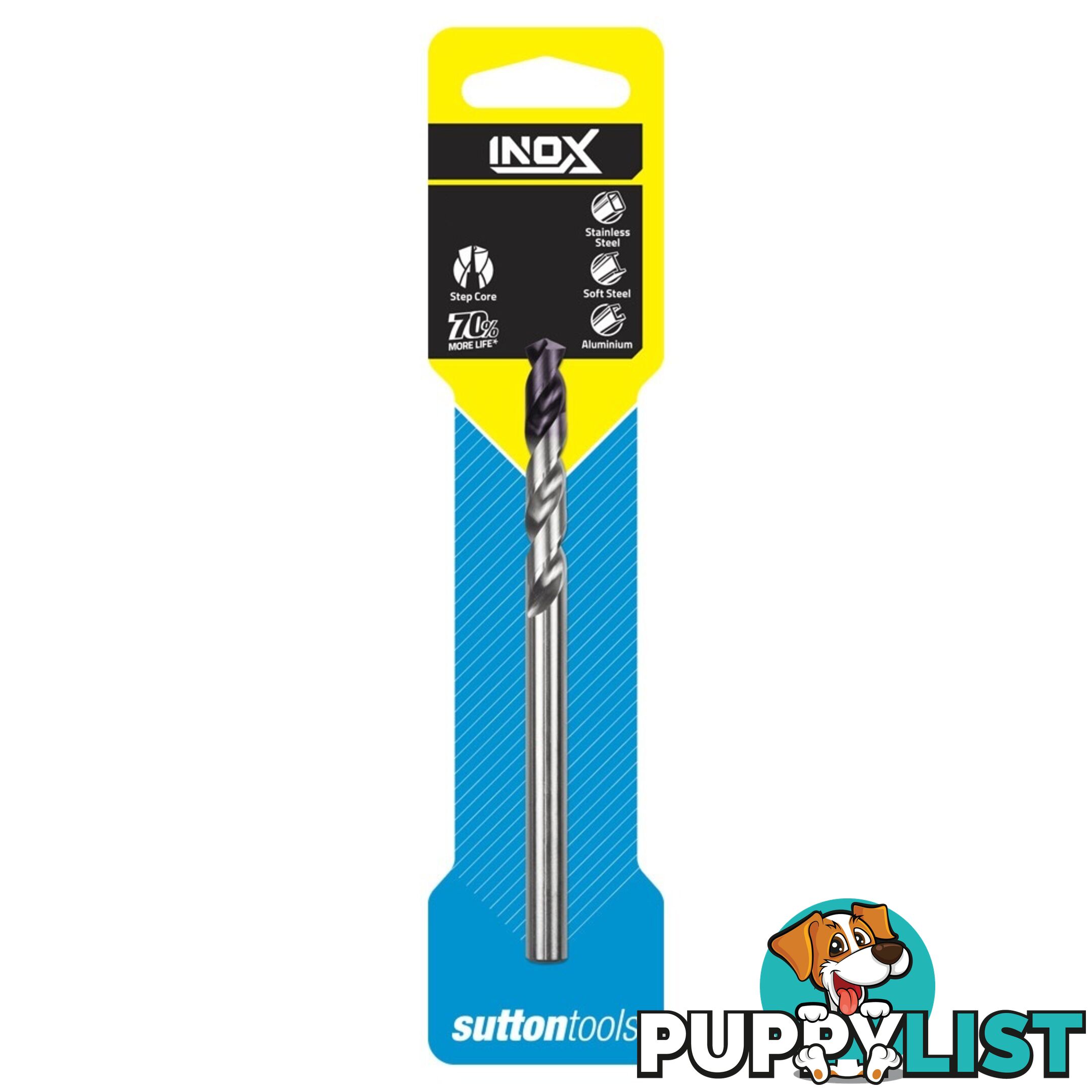D1850250 DRILL D185 2.5 mm JOBBER INOX TiAIN Tip DIN338 HSS Carded