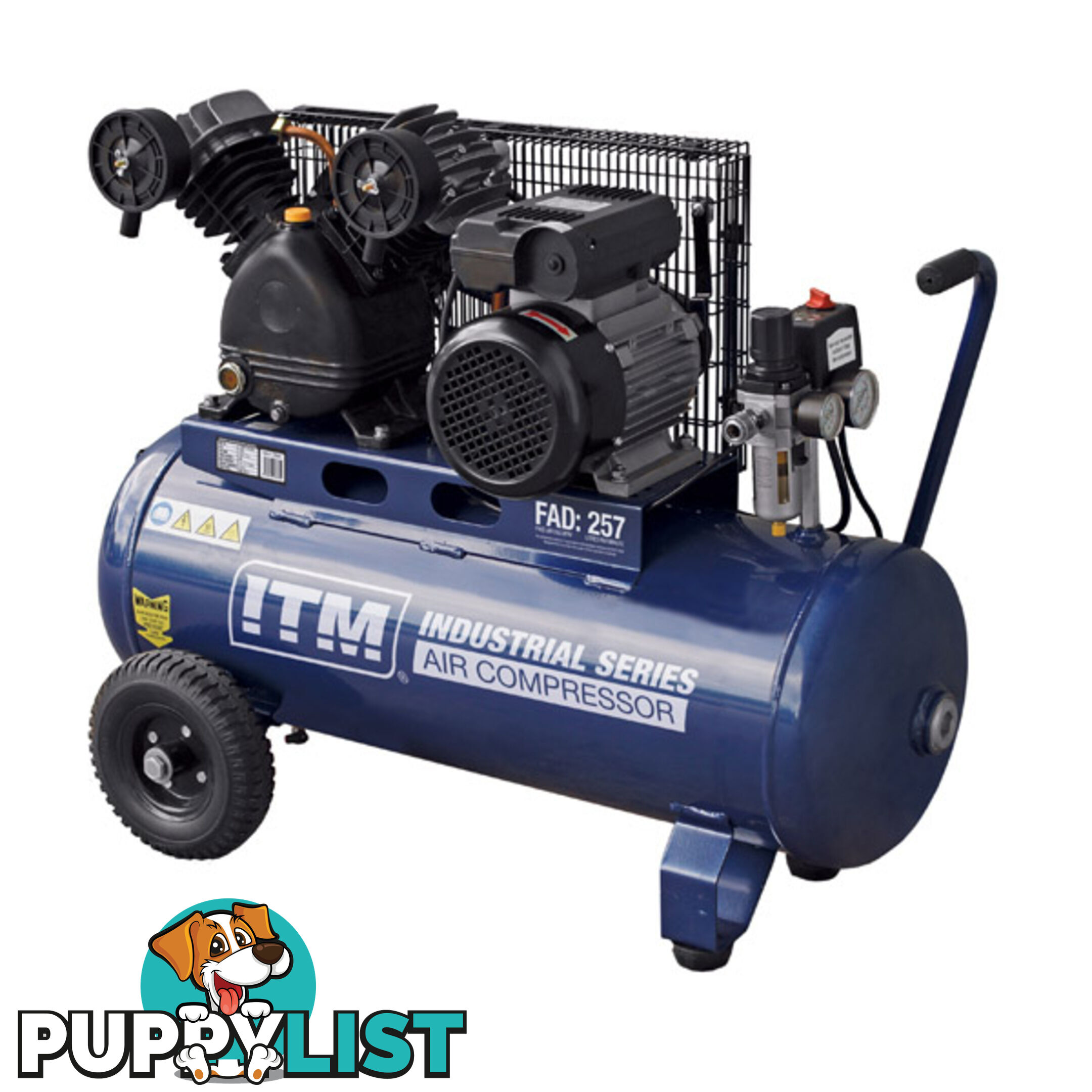 Air Compressor Belt Drive 2.5HP 60 Litres ITM TM351-25060