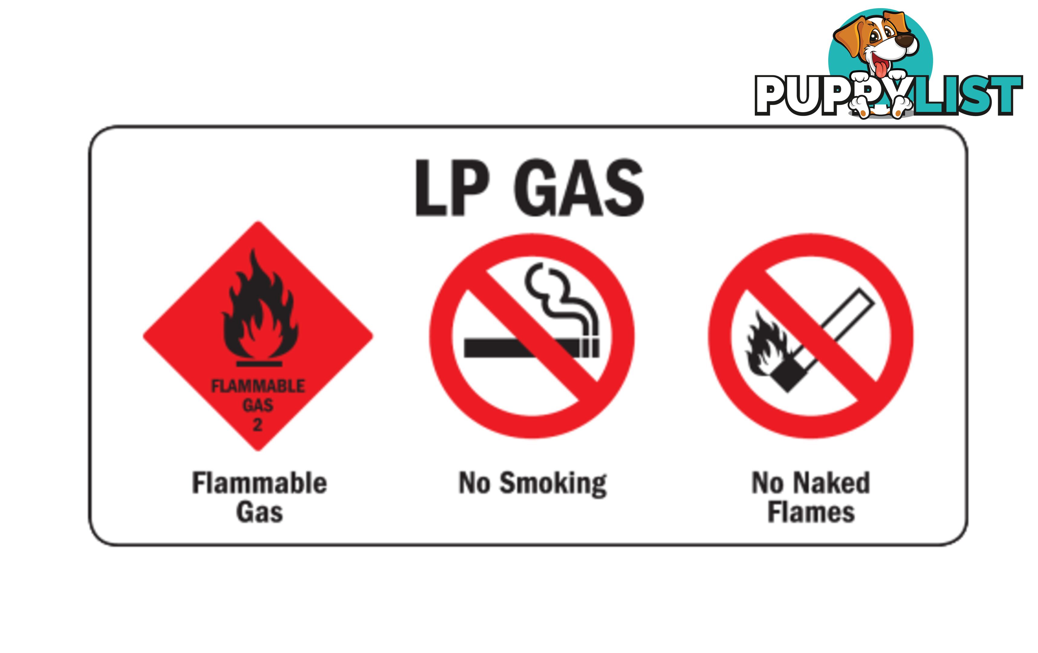 Label LpG For Manifold & Outlets (1 Pack = 100 Labels) Tesuco W-MANLAB-07