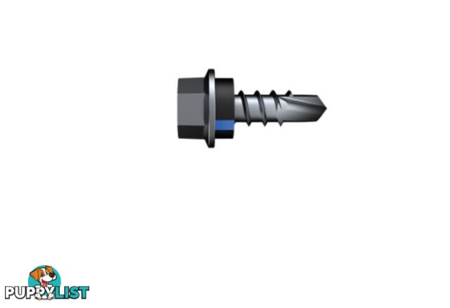 Hex Head Screw With Seal B8 10 Gauge X 25mm SMHC8100253- Pkt : 15