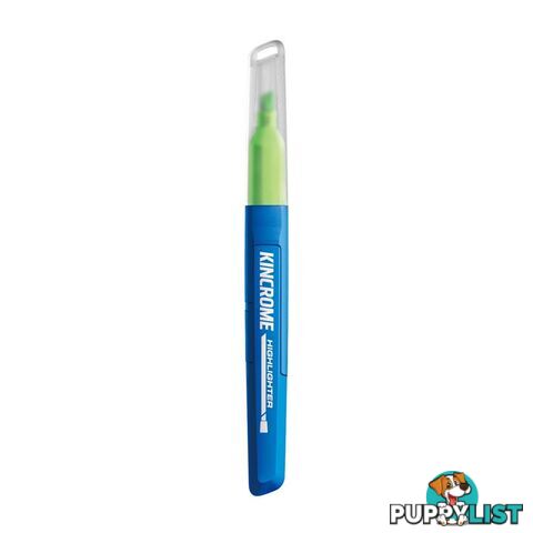 Highlighter Marker Chisel Tip Green Each Kincrome K11760