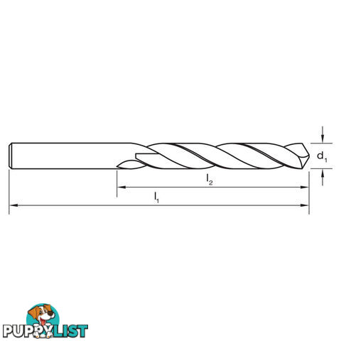 Drill D101 MTLSM2 Set 19Pce Jobber HSS 1.0 - 10.0 x 0.5mm Sutton Tool D101MTLSM2