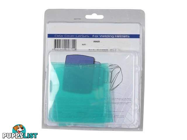 Clear Inner Lens 117 x 77mm Suits Speedglas 9100XX PKT:5