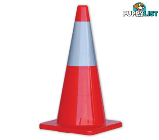 PRO Orange Hi-Vis Traffic Cones With Reflective Band - 700mm Height