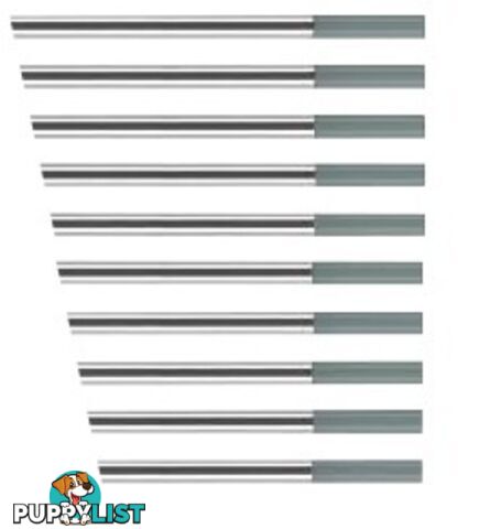 3.2mm 2% Ceriated Tig Tungsten Electrode Pack 10