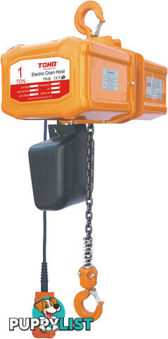 6M Lift 1 Ton Capacity Electric Chain Hoists Single Phase TECH0106