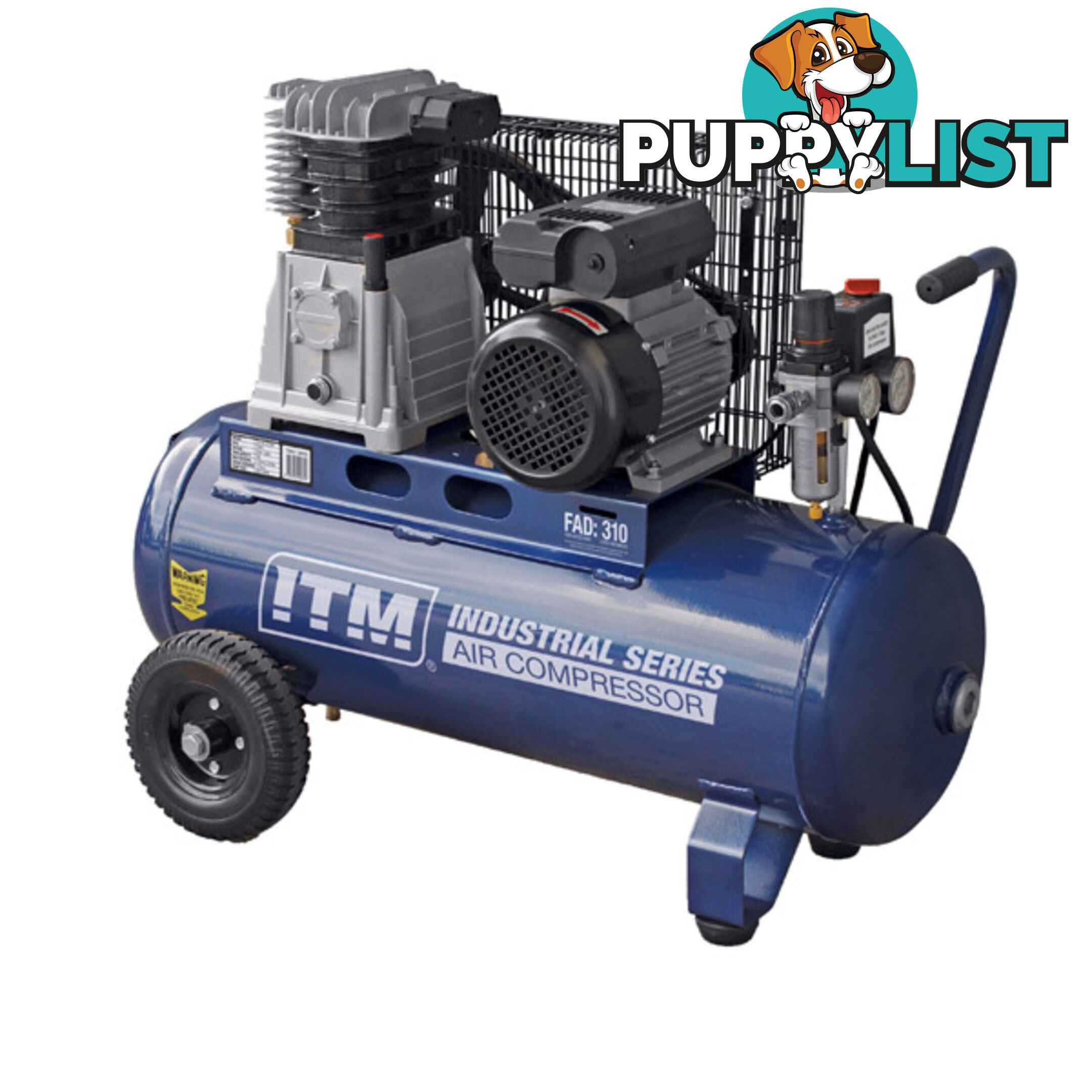 Air Compressor Belt Drive 3.0 HP 50 Litres ITM TM351-30050