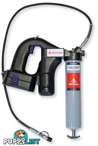 El Series 18V Lithium-Ion Cordless Grease Gun 450gm Alemlube G10040N