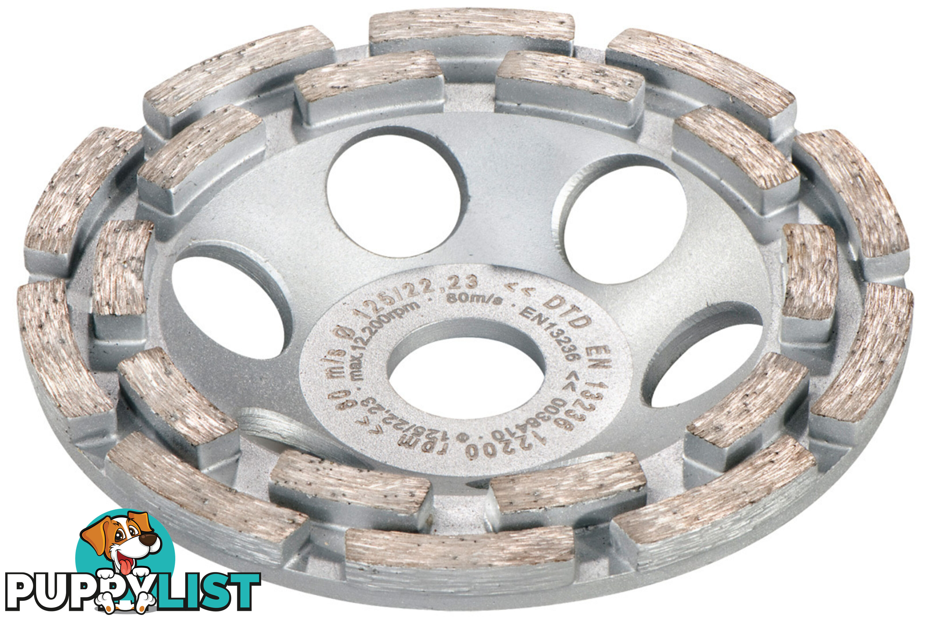 Diamond Cup Grinding Disc 125 x 22.23mm Metabo 628209000