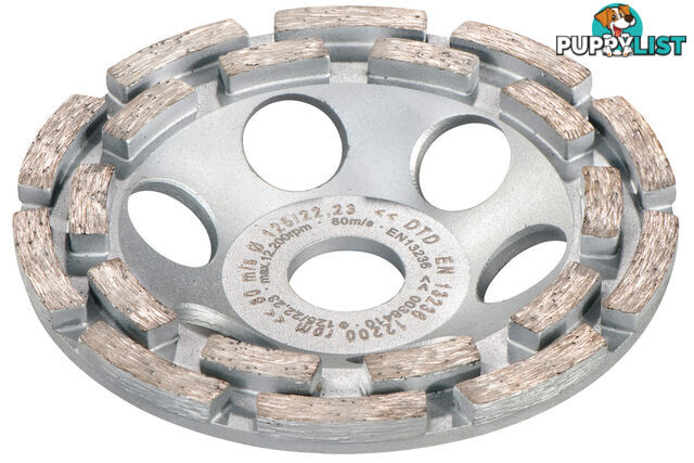 Diamond Cup Grinding Disc 125 x 22.23mm Metabo 628209000