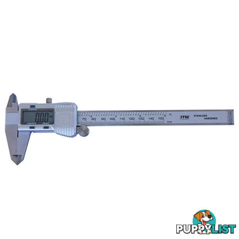 Digital Vernier Caliper Stainless Steel 0-150mm ITM TM610-115