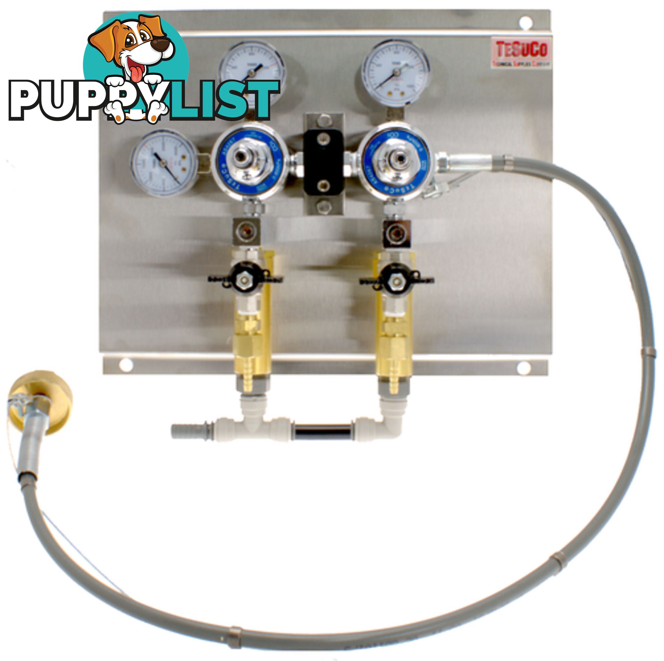 Beverage Board CO2 Primary 1 Secondary Regulator In 20,000kPa Out 400kPa