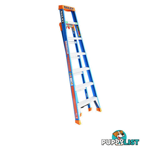 Fibreglass Ladder 2.4 Metres Multipurpose Step/Leaning/Straight Bailey FS13886