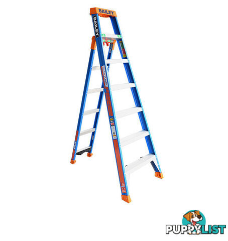 Fibreglass Ladder 2.4 Metres Multipurpose Step/Leaning/Straight Bailey FS13886